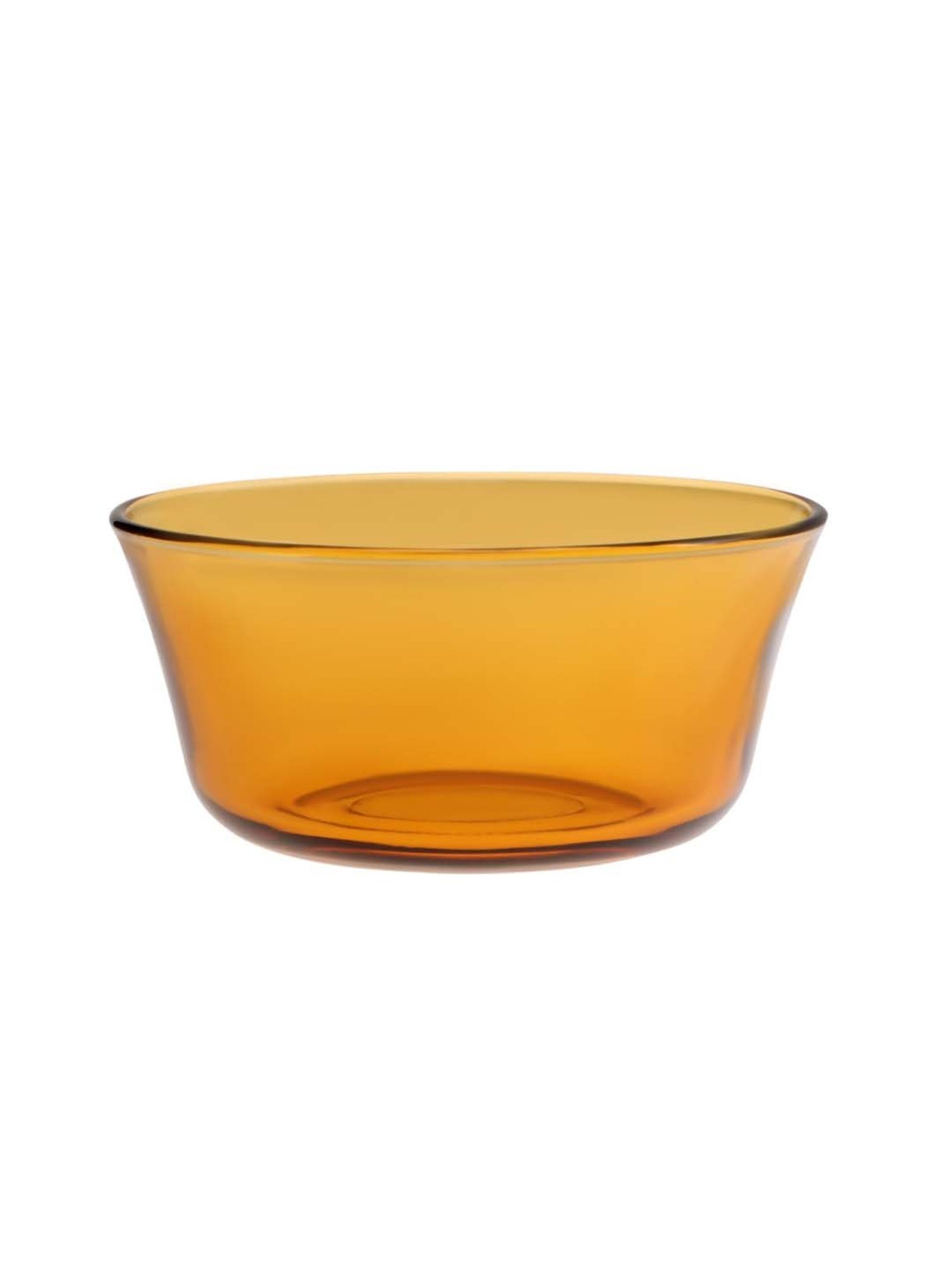Duralex 'Lys' Orange Glass 10.5 cm Table Serving Bowl (0.25 L) - Set of 6
