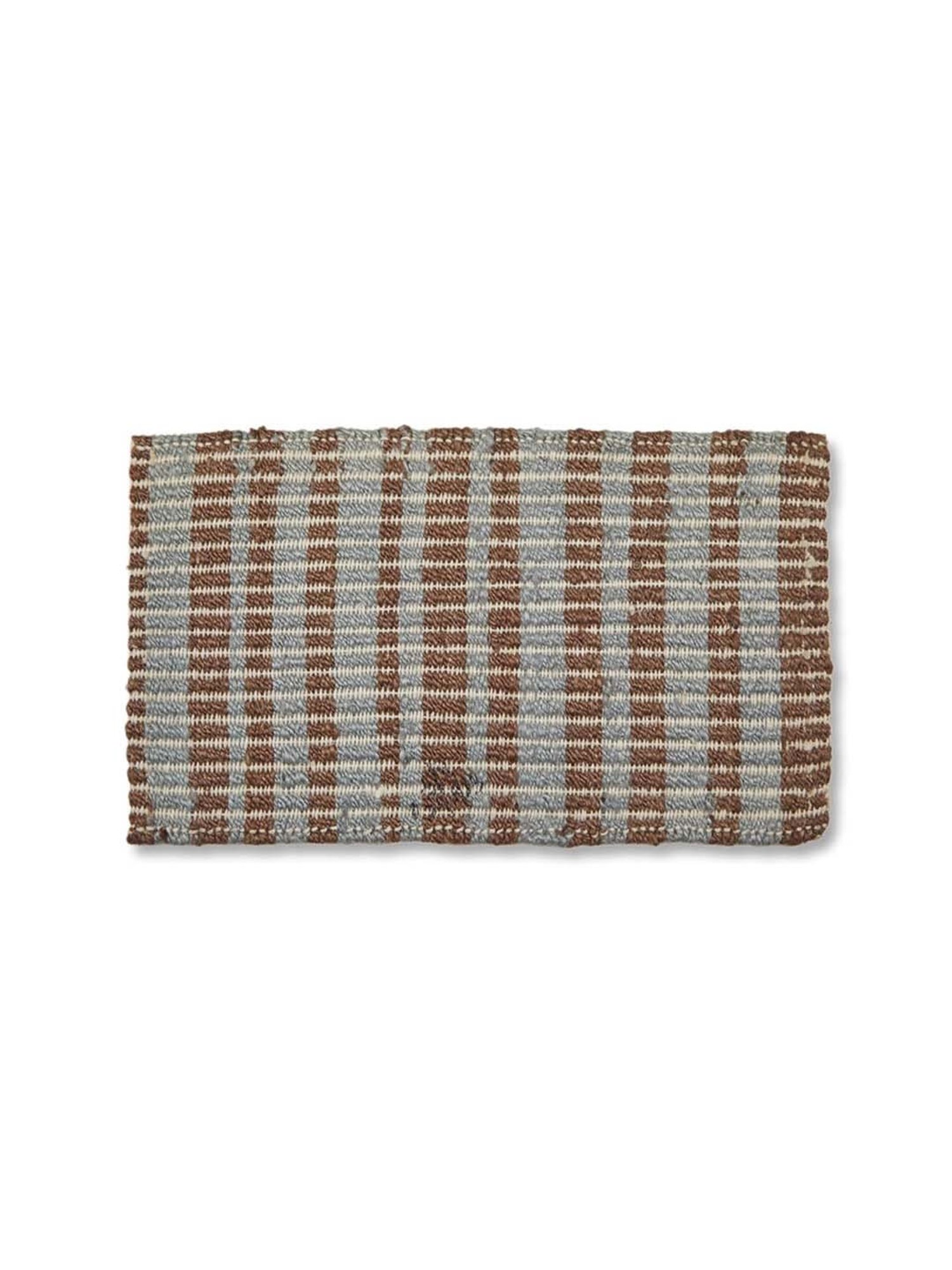 Fabindia Home Standalone Blue Jute Foot Mat