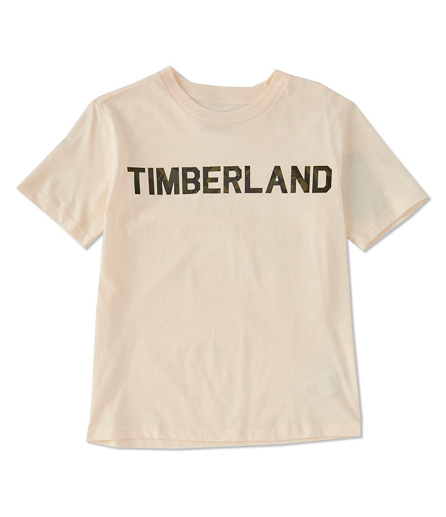 Timberland Big Boys 8-20 Short-Sleeve Camouflage-Logo Tee