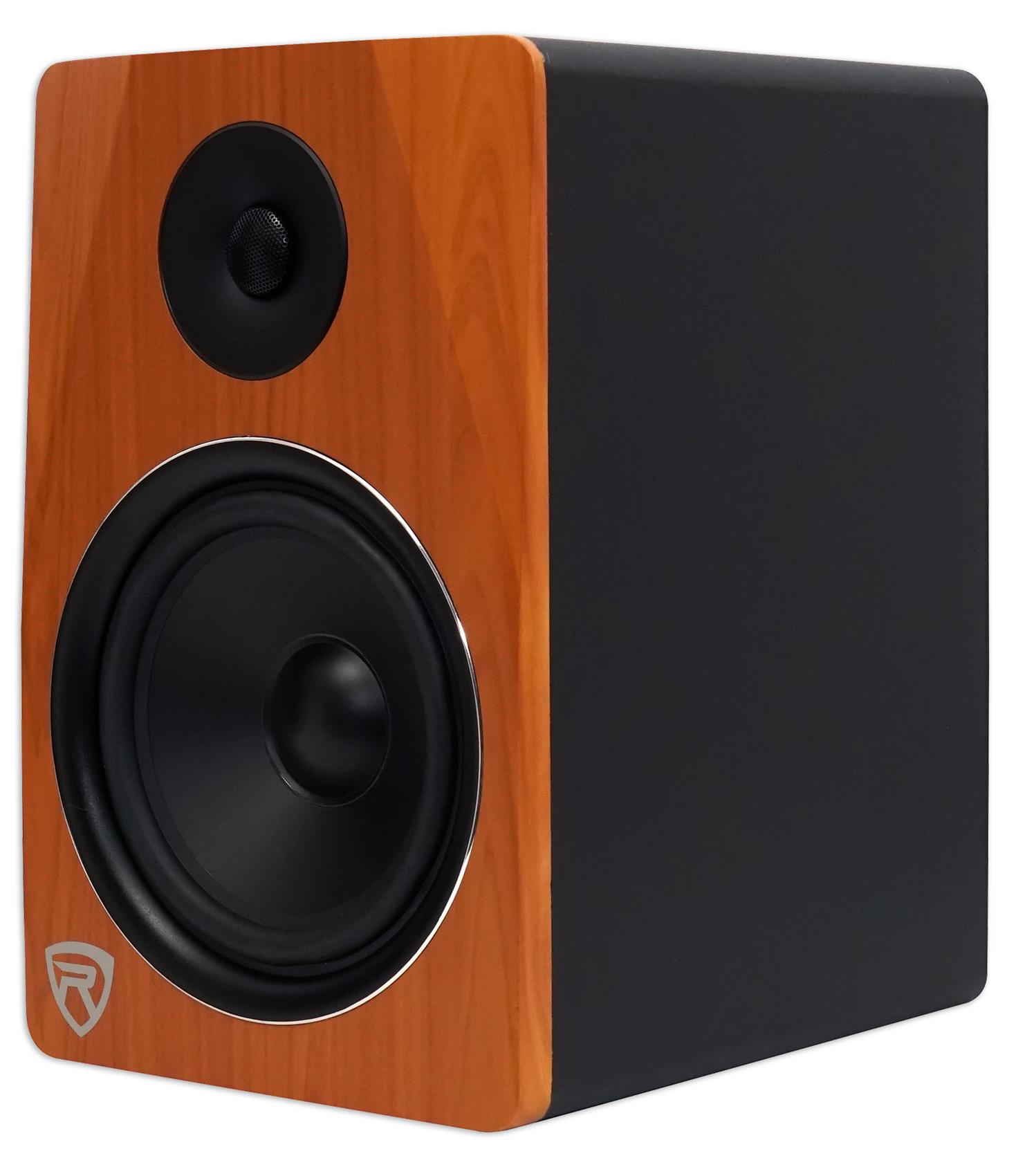 Pair Rockville APM8C 8" 2-Way 500 Watt Powered USB Studio Monitor Speakers+Pads