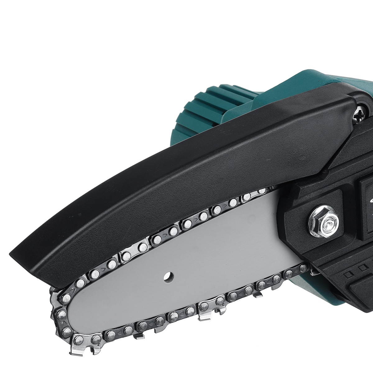 4Inch Portable Electric Pruning Saw Rechargeable Woodworking Chain Saw W/ 1/2pcs Battery-Two Batteries