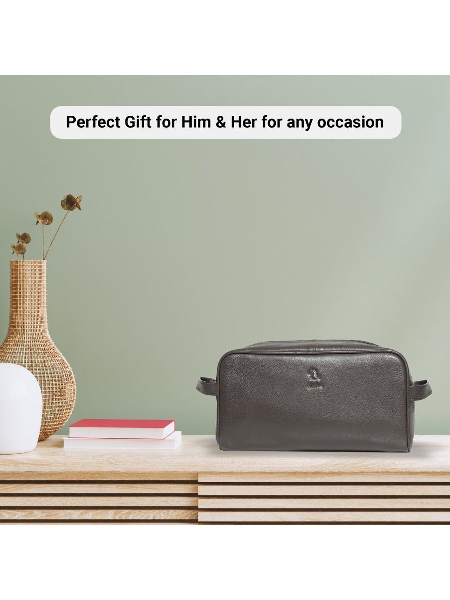 Kara Brown Textured Large Pouch