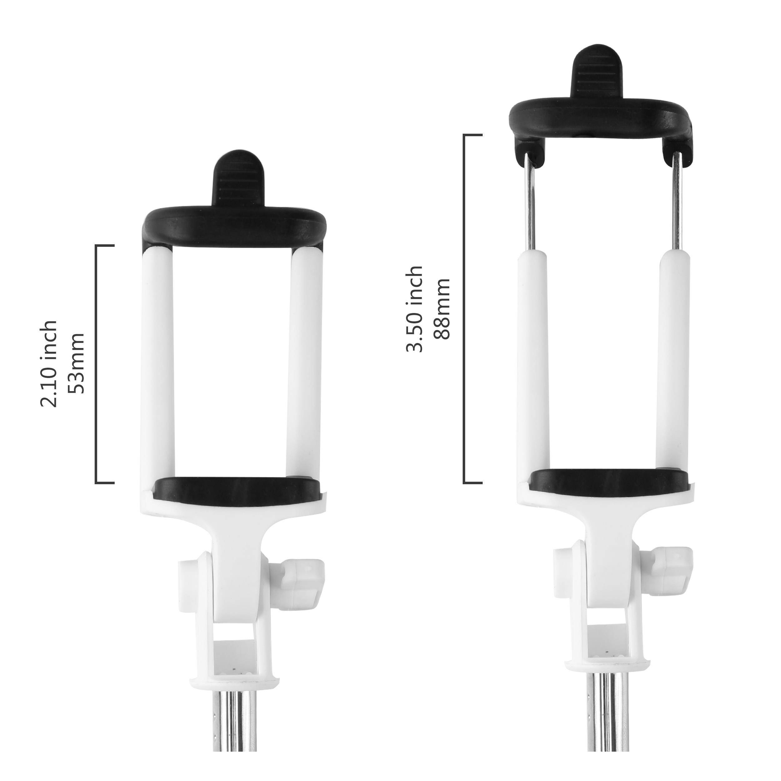 SumacLife Blue Hybrid 2-in-1 Bluetooth Selfie Stick with Built-in Tripod and Wireless Remote Control Shutter for Smartphones