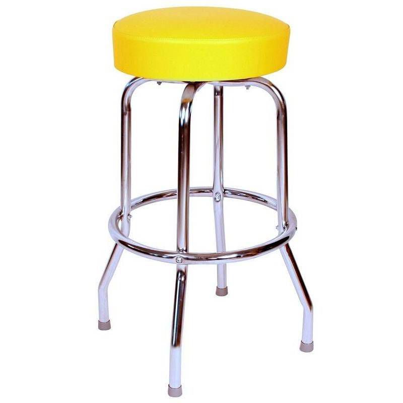 24" Floridian Swivel Counter Height Barstool Yellow - Richardson Seating