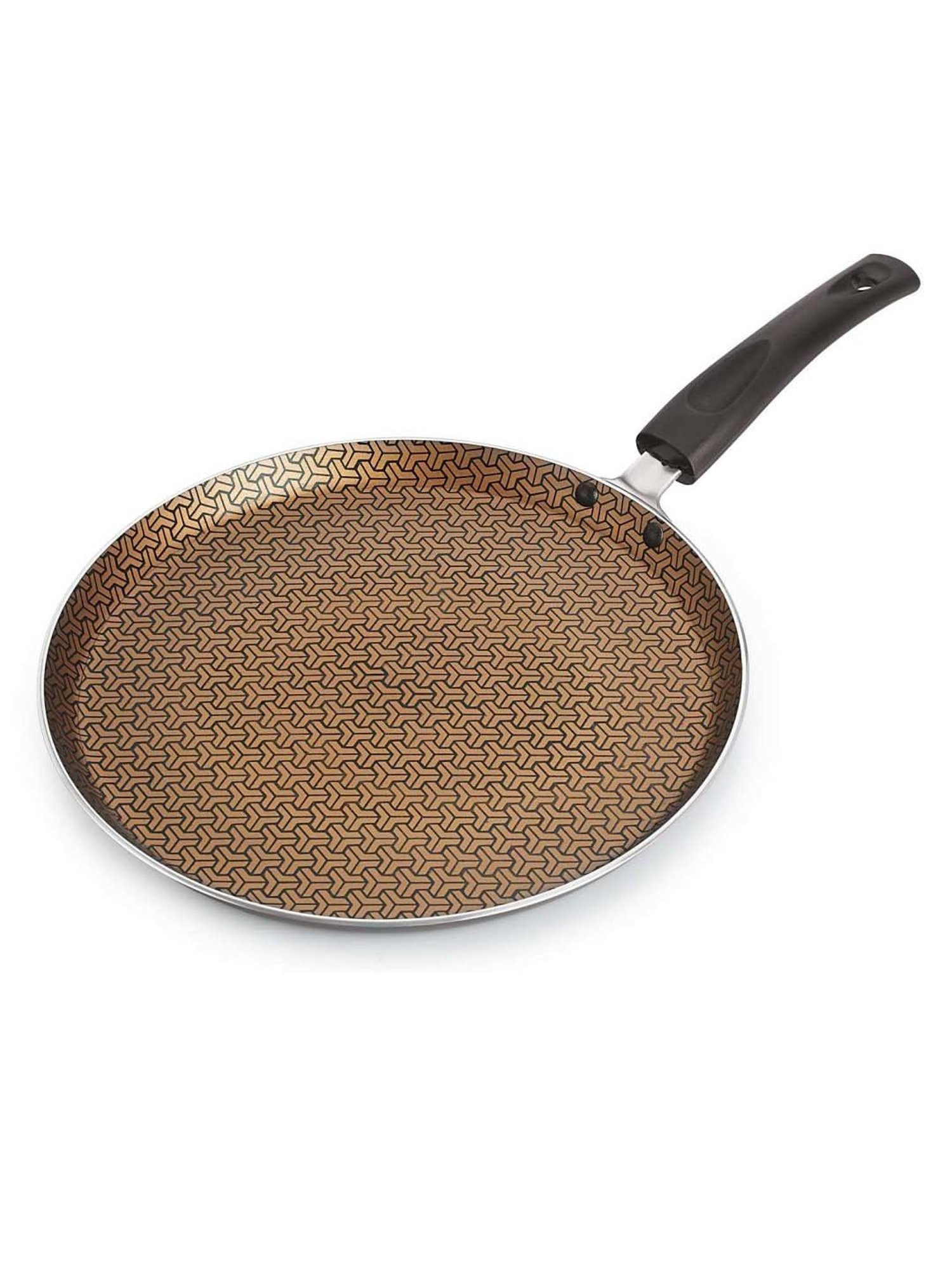 Nirlon Pure Grade Virgin Aluminium Non-stick Induction Base Flat Tawa - 26 cm Diameter