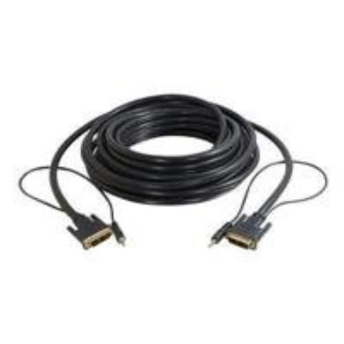 50FT PRO SERIES DVI-D + 3.5MM CL2 M/M DUAL LINK DIGITAL VIDEO CABLE