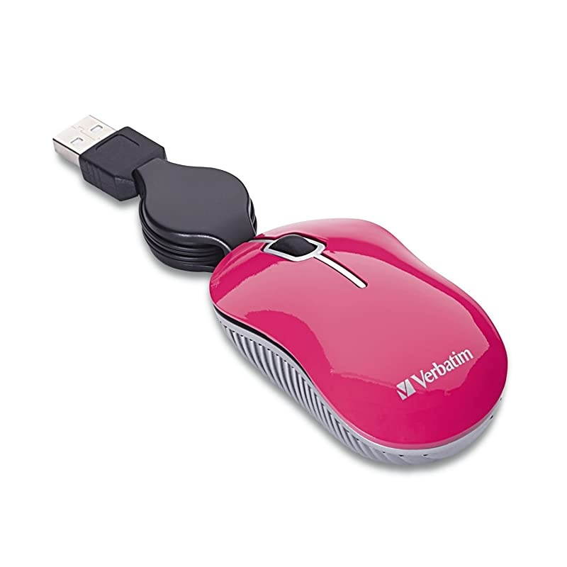 Mini Travel Optical Mouse Commuter Series Pink 98618