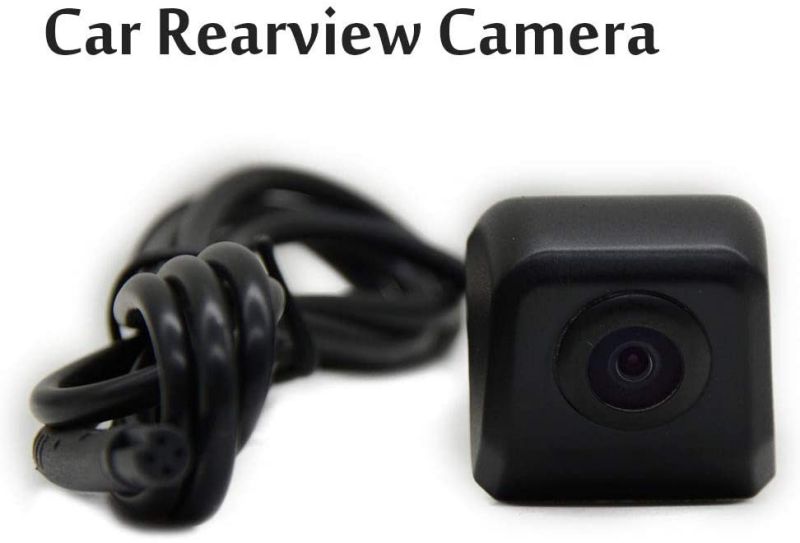 EINCAR Waterproof Great Night Vision HD and Super Wide Angle Reverse Rear View Backup Camera for Cars Pickup Trucks SUVs Universal Car Backing Camera License Plate - Black