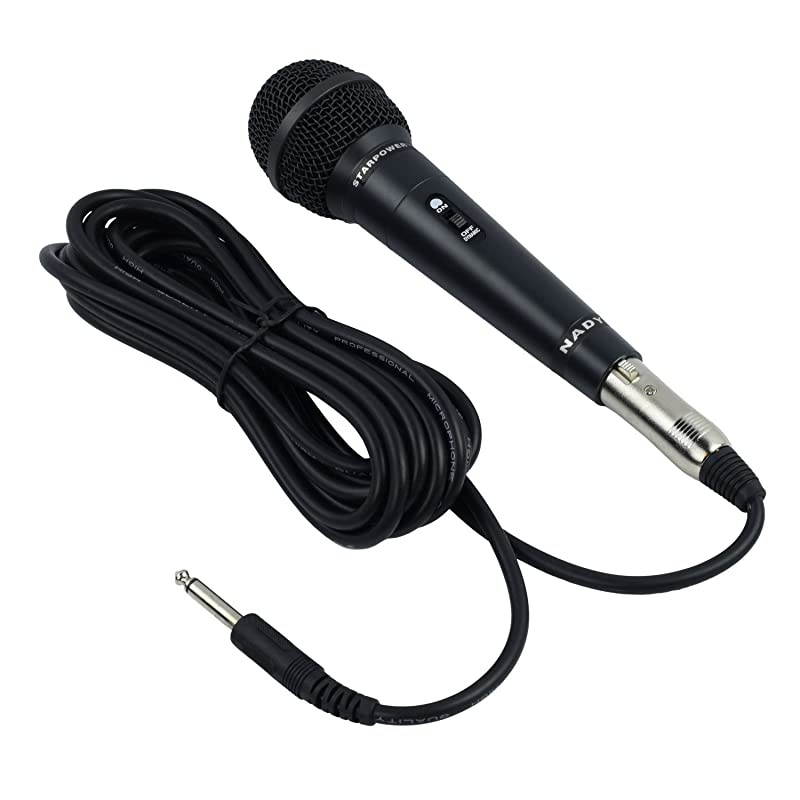 SP4C Dynamic Neodymium Microphone Professional vocal microphone for performance stage karaoke public speaking recording includes 15 XLRto14 cable