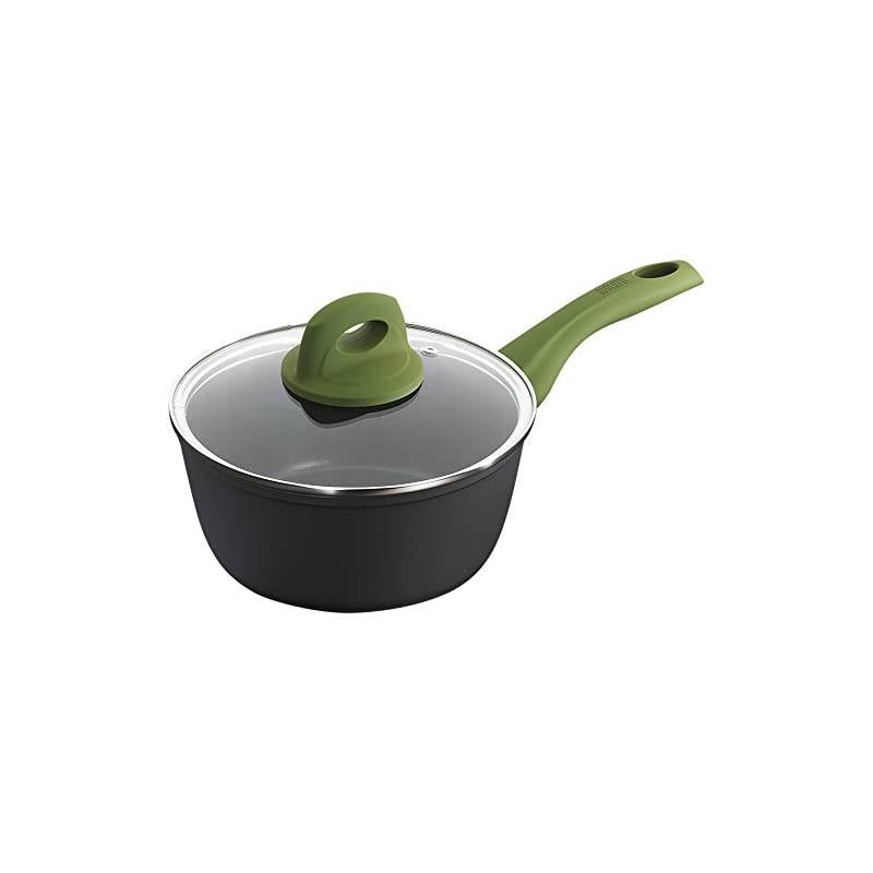 Simply Italian Nonstick Covered Sauce Pan, 1.9 quart, Multicolored