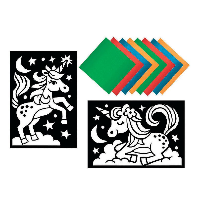 MindWare Unicorns Foil Art Sticker Pack - Stickers -8 Pieces