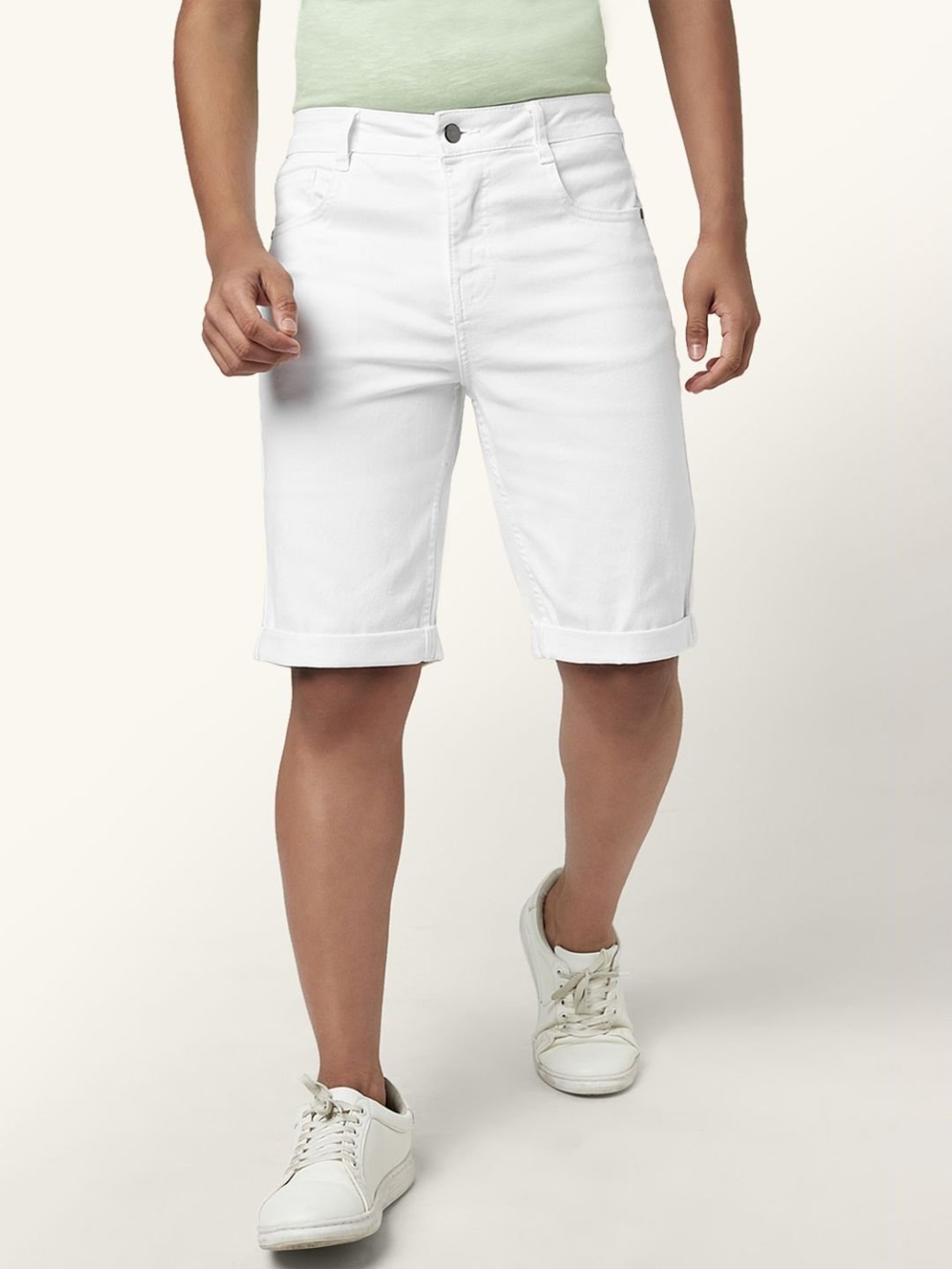 Coolsters by Pantaloons Kids White Cotton Regular Fit Shorts