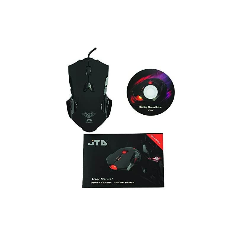 Digital M999 Professional Gaming High Precision 200 to 8200 DPI Adjustable DPI LED Wired USB Laser Gaming Mouse for PC, 8 Programmable Buttons, 5 User Profiles, Omron Switches, Avago Sensor