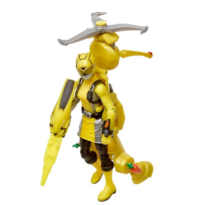 Power Rangers Beast Morphers Yellow Ranger and Morphin Jax Beastbot