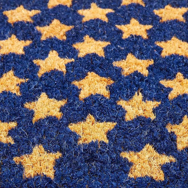 Evergreen Flag Cambridge Welcome Burlap Sassafras Switch Mat - 22" Long x 10" High