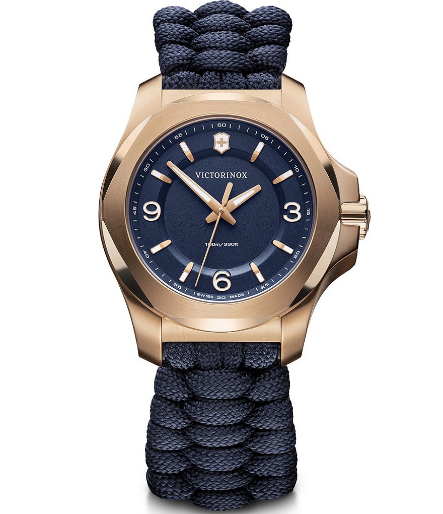 Victorinox Swiss Army I.N.O.X. V Women's Analog Fabric Bracelet Watch