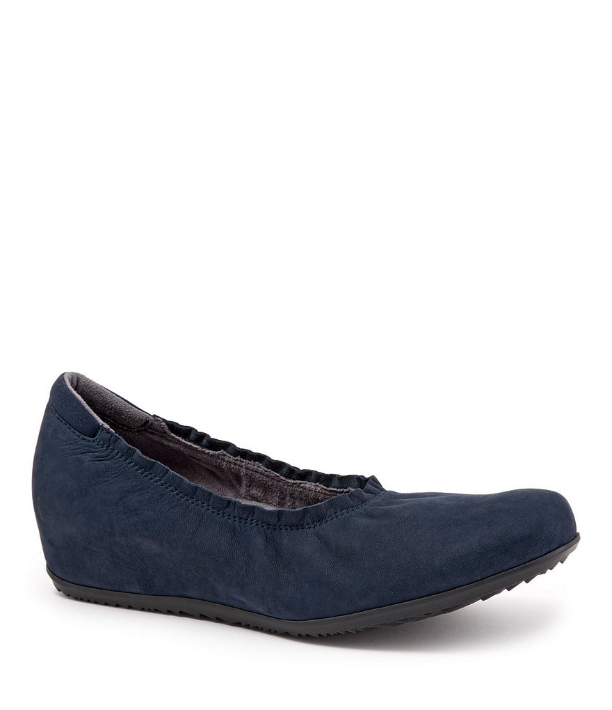 SoftWalk Wish Suede Slip-On Wedges
