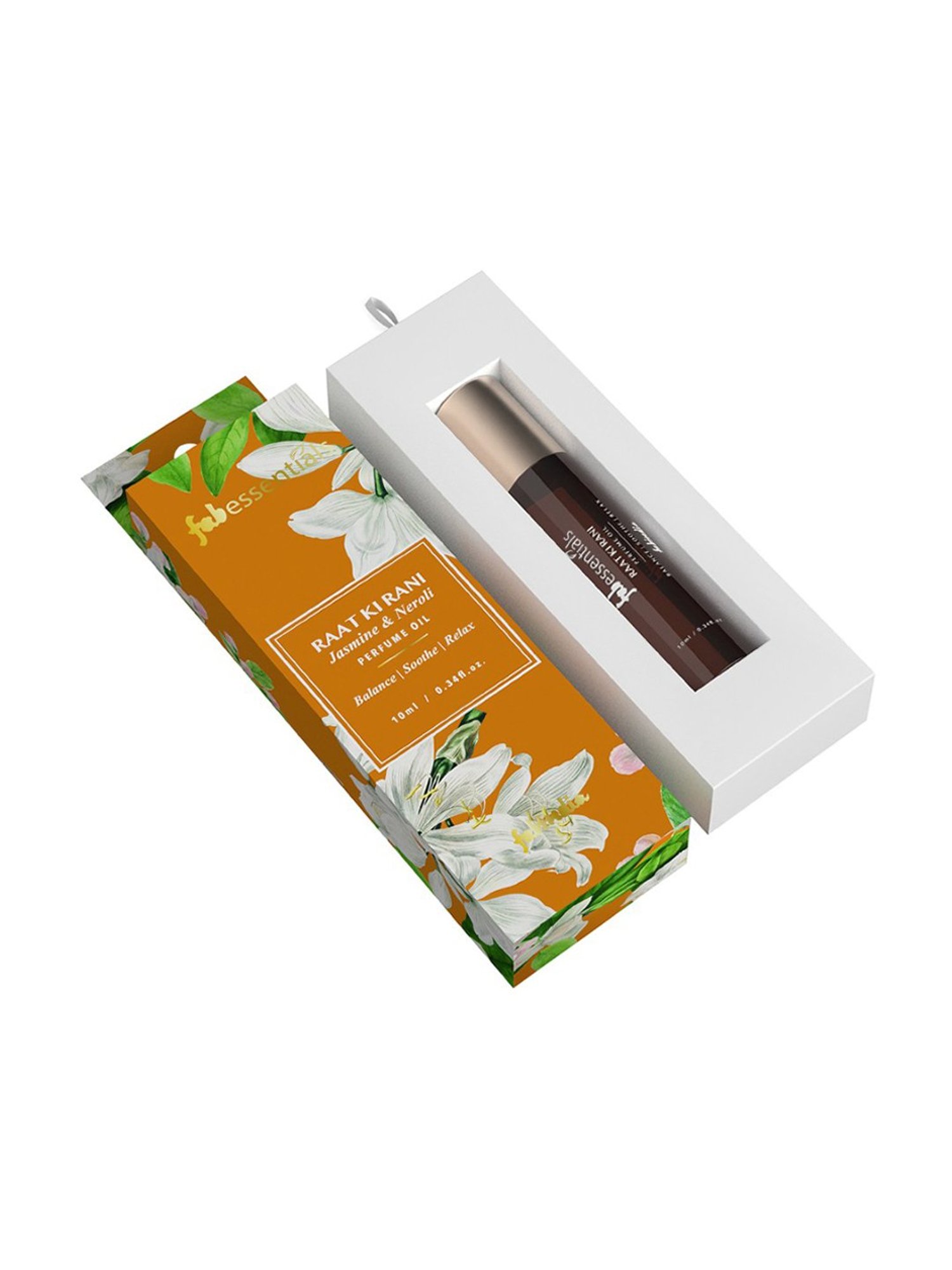 Fabessentials Raat Ki Rani Jasmine & Neroli Perfume Oil - 10 ml