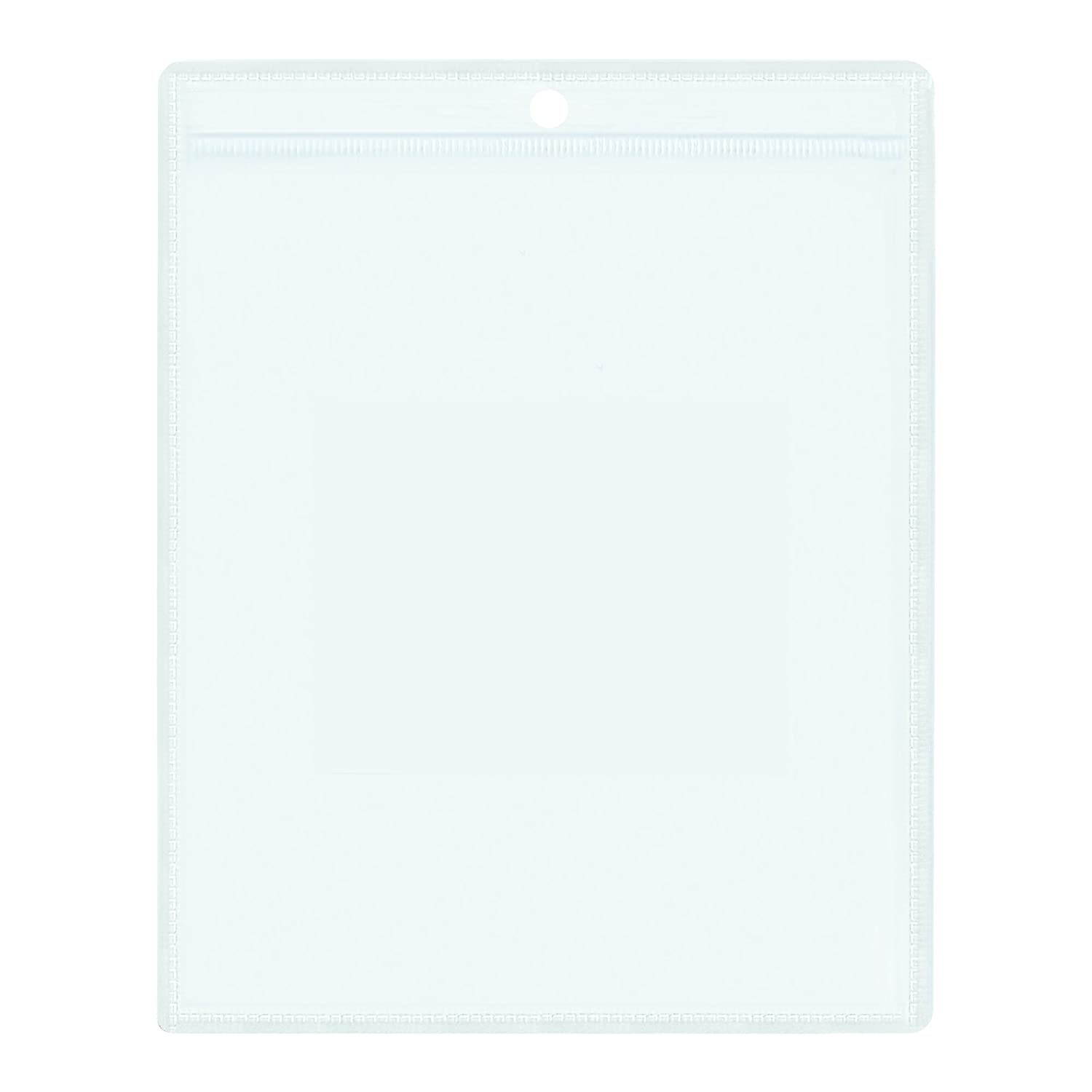 BOX USA BJTH193 Vinyl Envelopes, 8 1/2" x 11", 8.5" Width, 11" Length, Clear (Pack of 50)