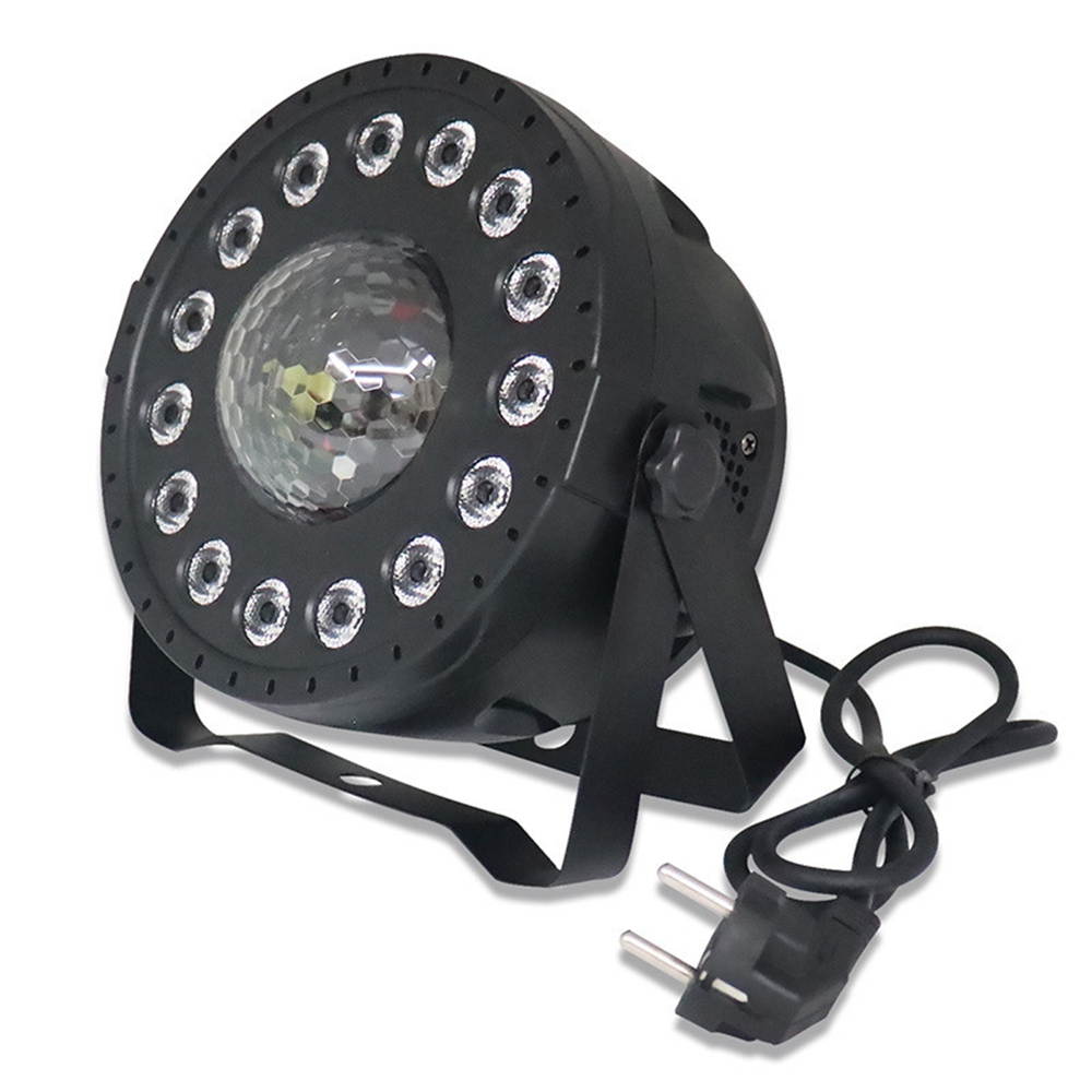 30W RGB Stage Light 15 LED Par Lamp Remote Sound Control for Club DJ Party Disco Wedding Christmas AC90-240V