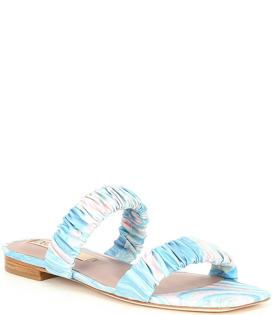 Deltan Cora Printed Two Band Sandals