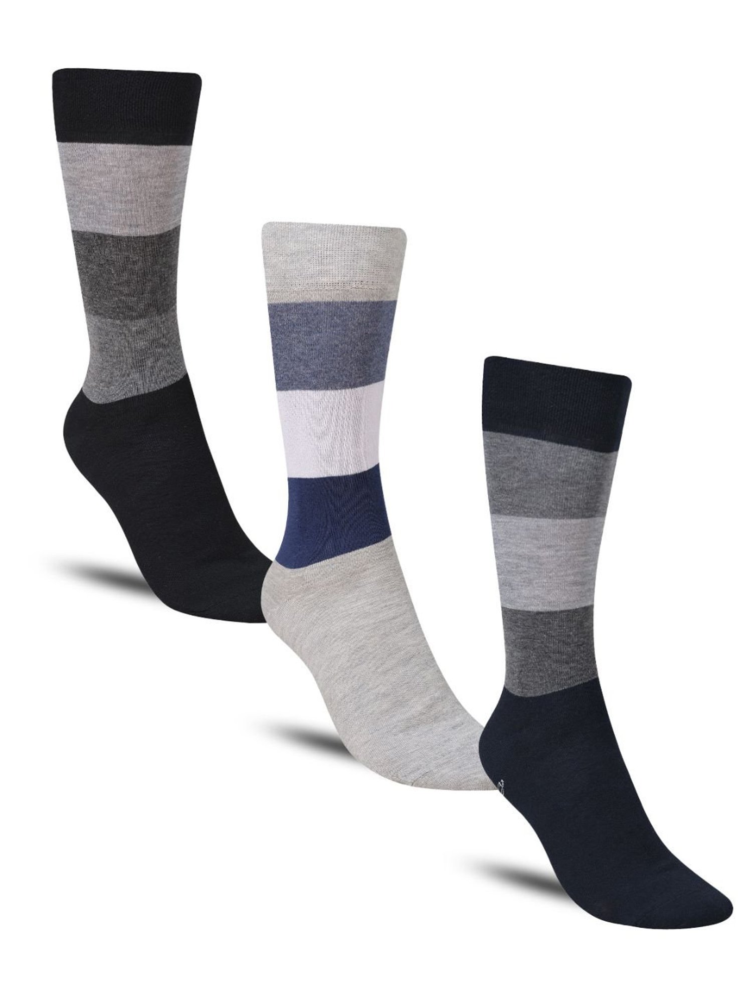 Dollar Socks For Men's Formal Full Length In (Pack of 3)