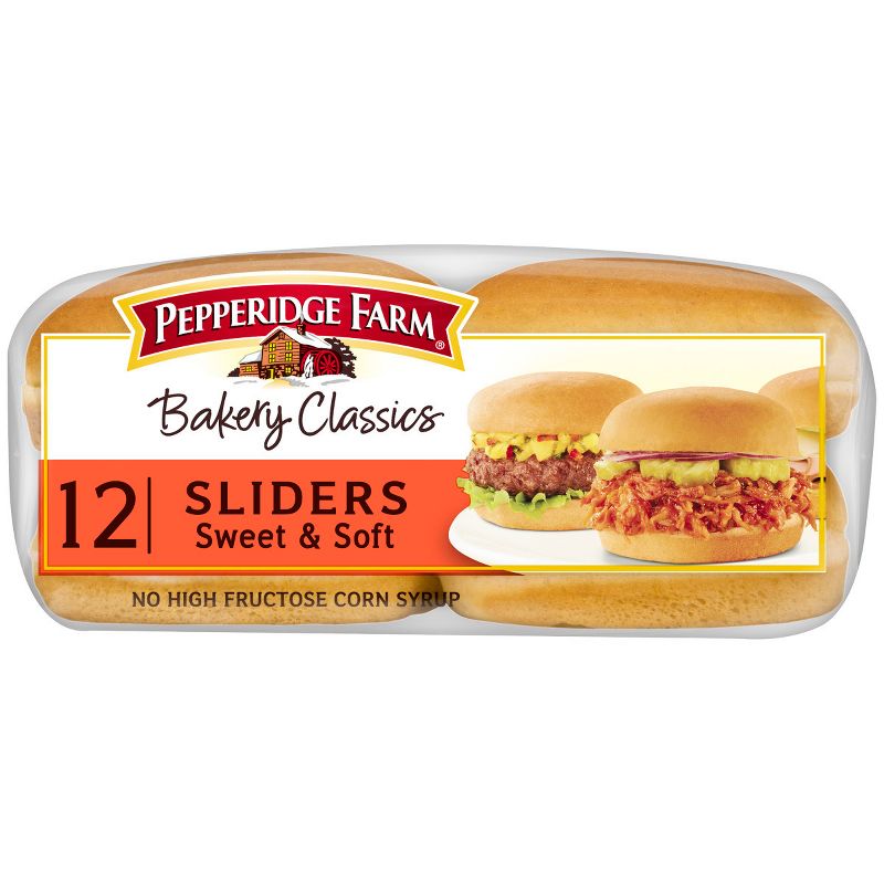 Pepperidge Farm Bakery Classics Sweet & Soft Slider Buns - 15oz/12ct