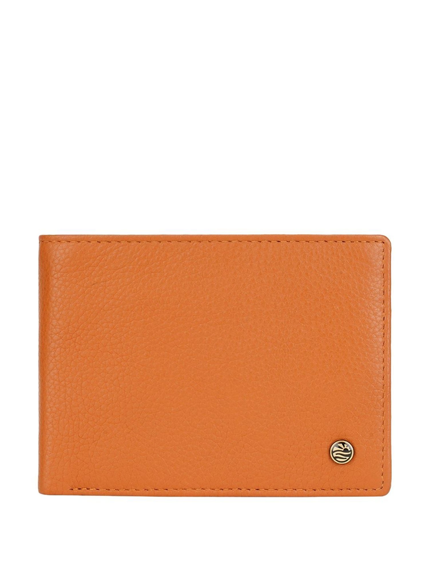 PERQUISITE Brown Casual Leather Bi-Fold Wallet for men