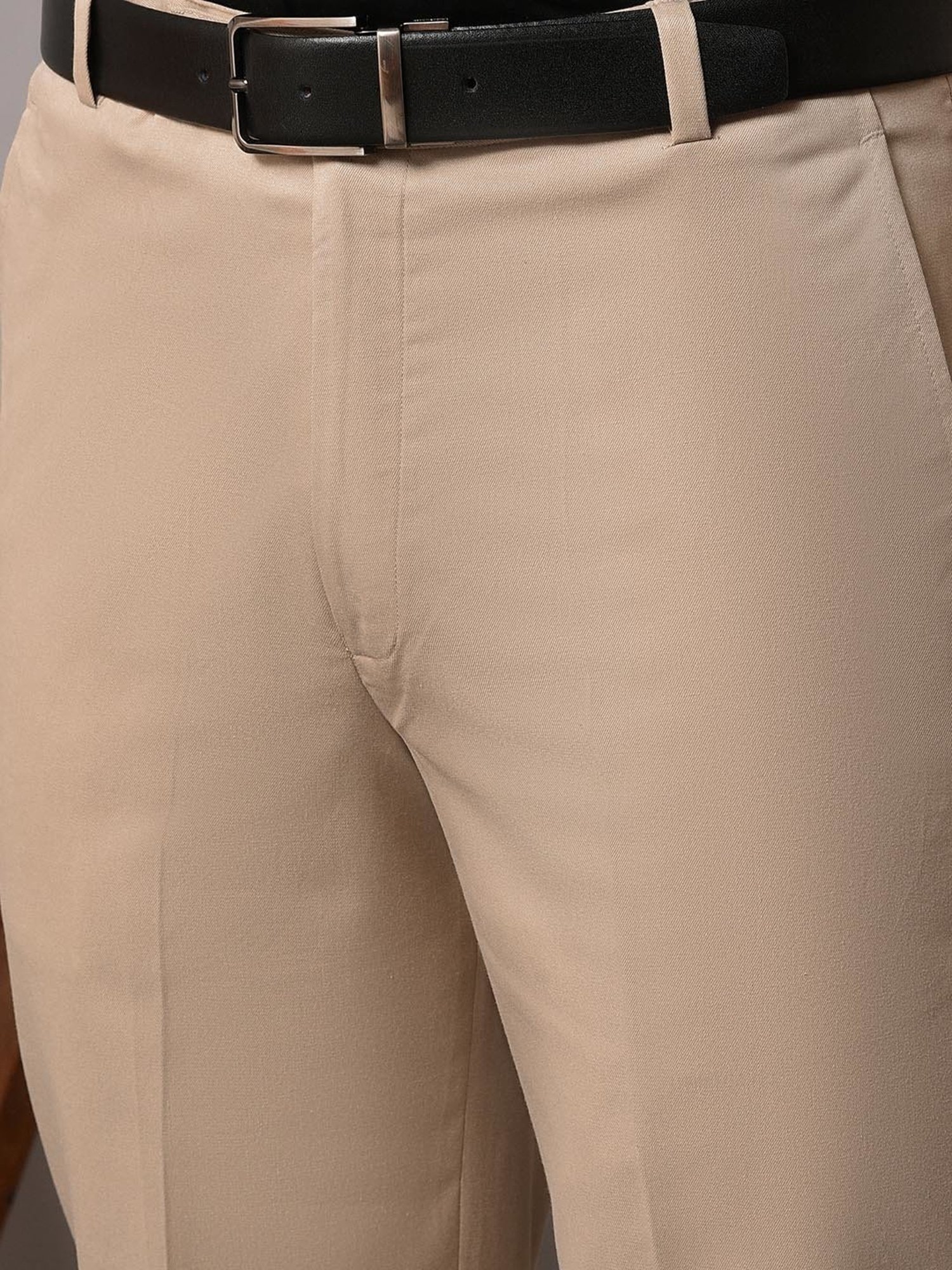 Arrow Navy Regular Fit Trousers