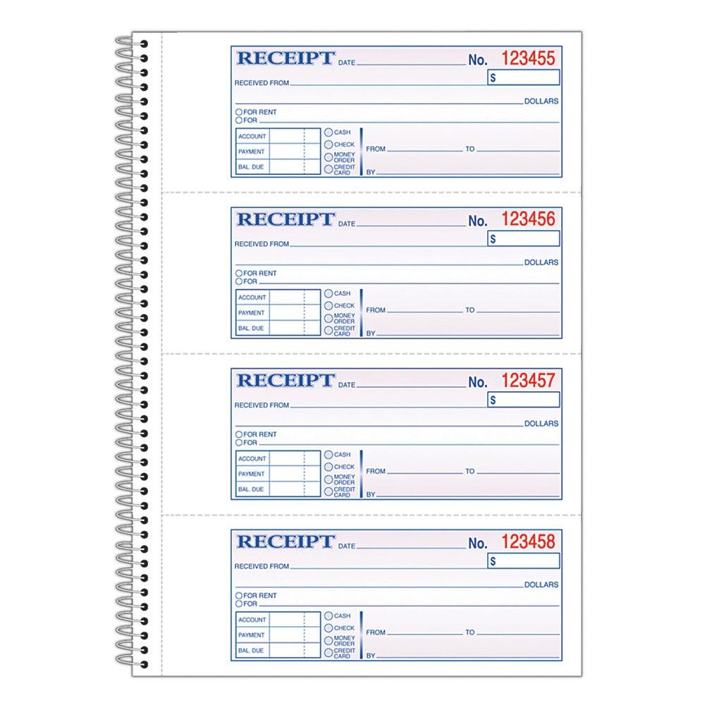 Adams Wire Bound Money/Rent Receipt Books