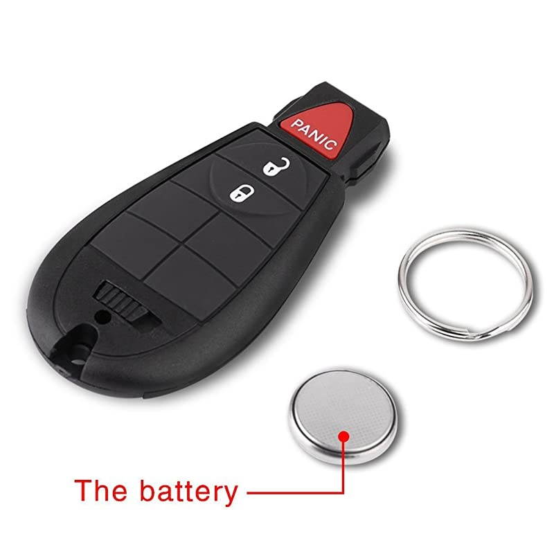 2 RAM 3Button FOBIK Key Fob Remote Replacement M3N5WY783X for Chrysler Town and CountryDodgeChrysler 300 keyless entry remote Starter FCC ID IYZC01C PN 56046638