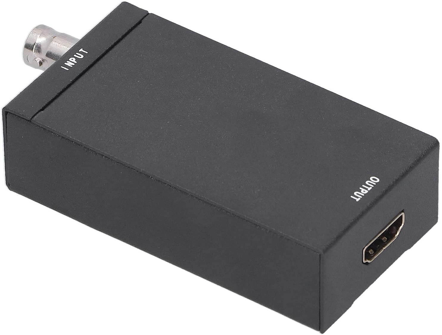 Mxzzand 3G SDI to HDMI Portable SDI Converter 1920x1080P Full HD SDI to HDMI Converter with Conversion Function(U.S. regulations)