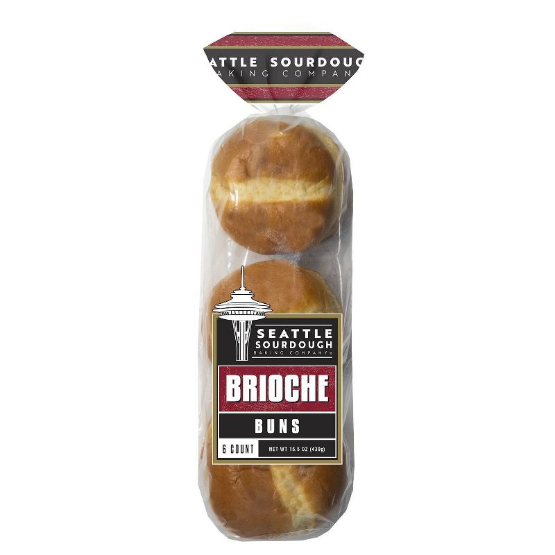 Seattle Sourdough Brioche Buns - 15.5oz/6pk