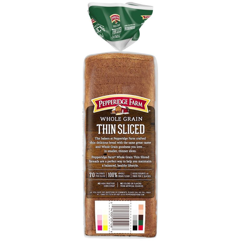 Pepperidge Farm Whole Grain Oatmeal Thin Sliced Bread - 22oz