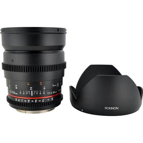 Rokinon 24mm T/1.5 Cine Wide Angle Lens (for Video DSLR Olympus/Panasonic Micro 4/3)