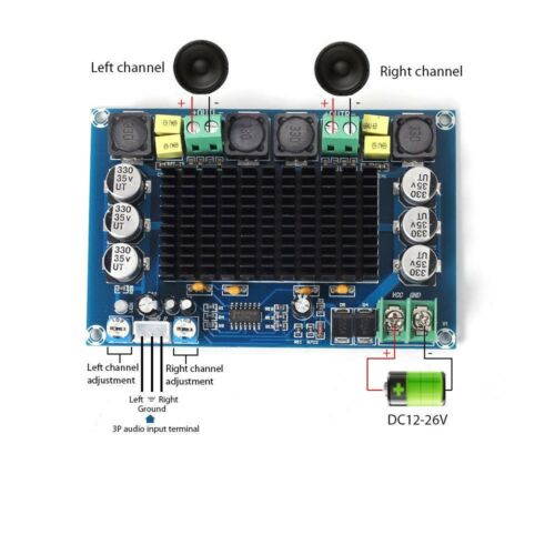 XH-M569 150Wx2 High Power Digital Amplifier Board Pre-amp 150W+150W TPA3116D2