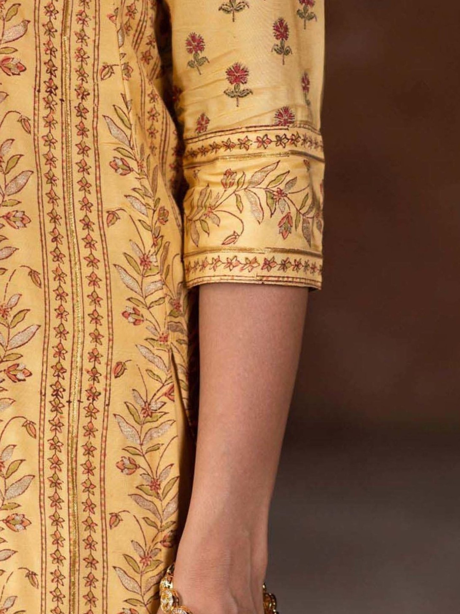 Prakriti Jaipur Yellow Chaashini Vani Kurta