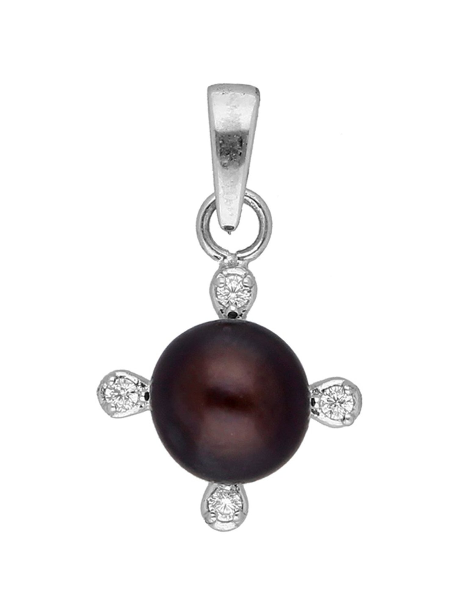 Sri Jagdamba Pearls Trisha 92.5 Sterling Silver Pendant without Chain
