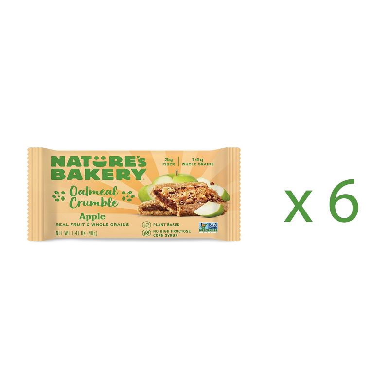 Nature's Bakery Apple Crumble Bar - 6ct
