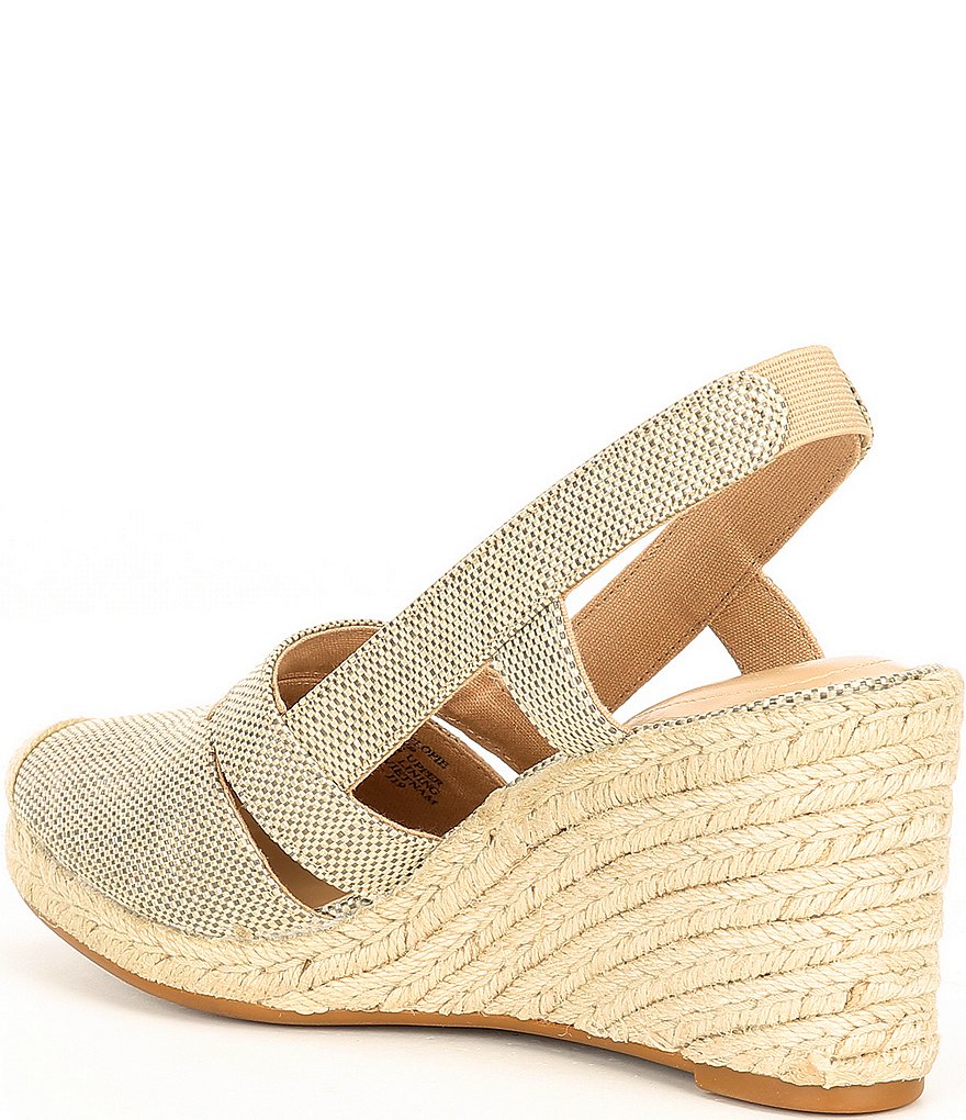 Lauren Ralph Lauren Penelopie Metallic Espadrille Wedges