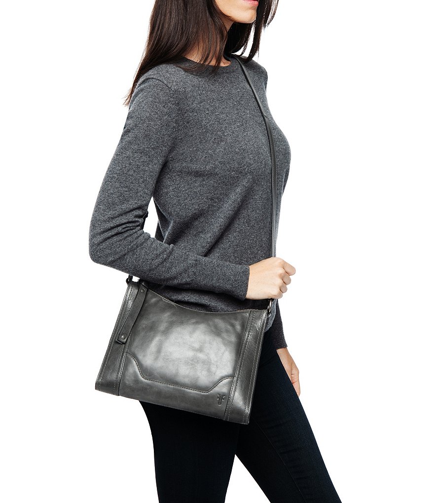 Frye Melissa Zip Leather Crossbody Bag