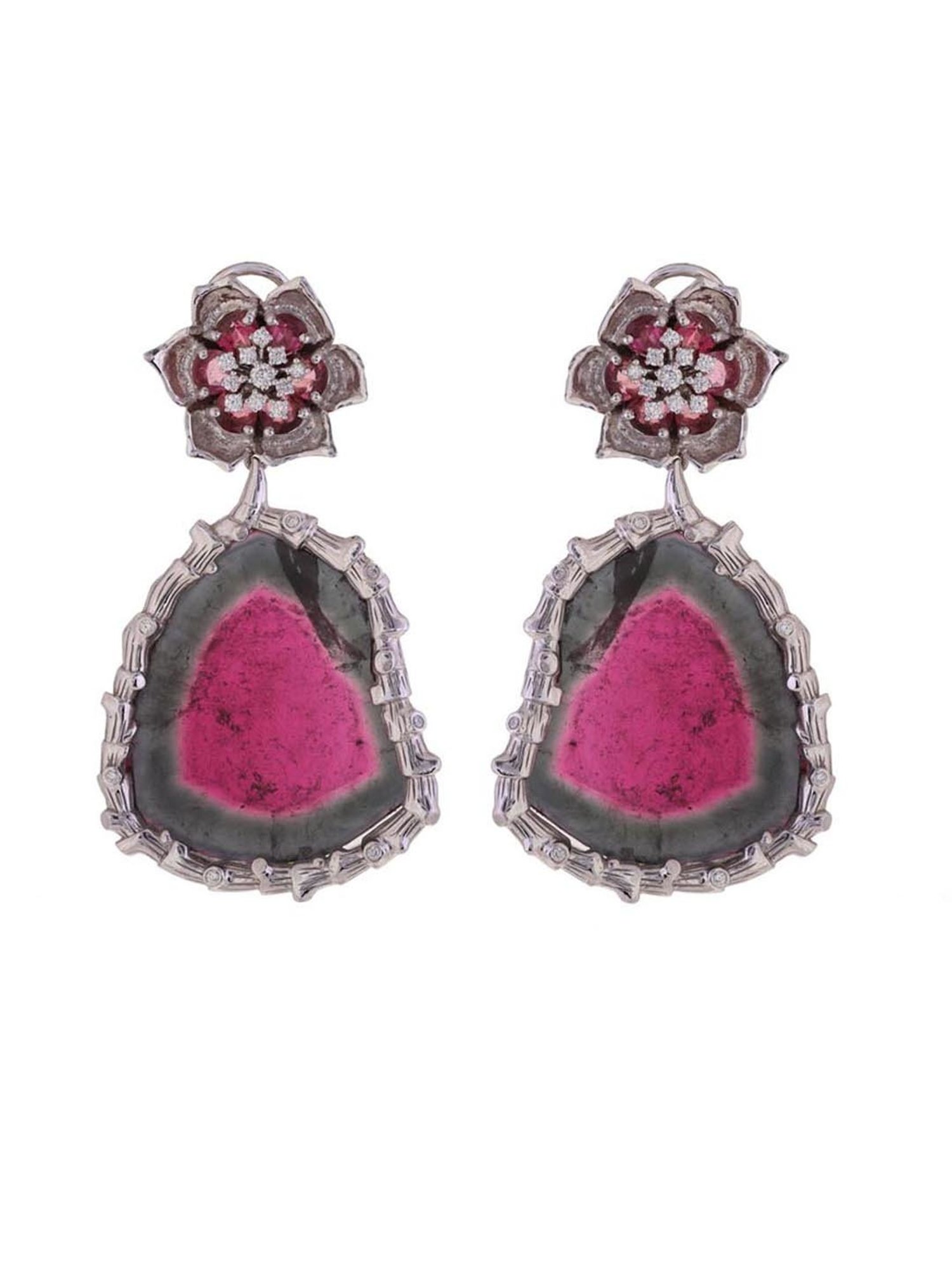 CKC 18k Gold & Diamond Earrings for Women