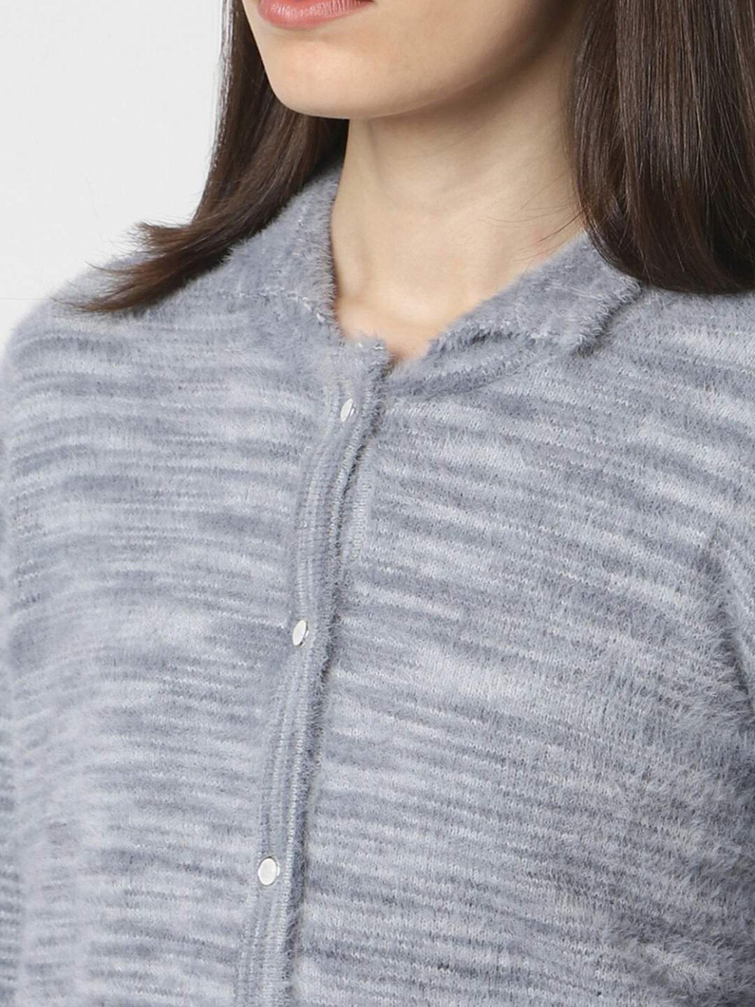 Van Heusen Grey Plain Cardigan