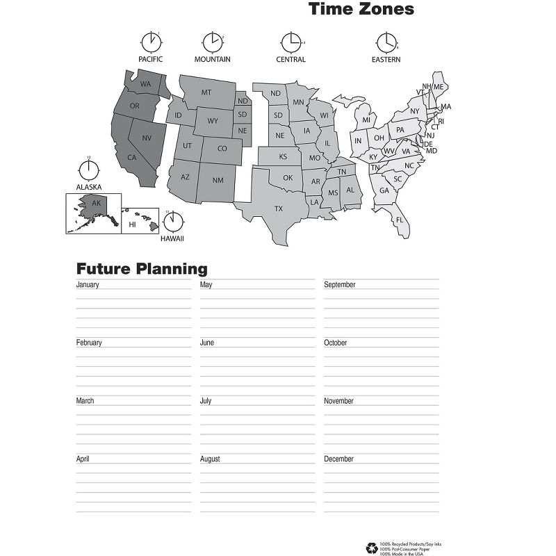 House of Doolittle 2021 8.5 x 11 Academic Planner, Black 257202-21