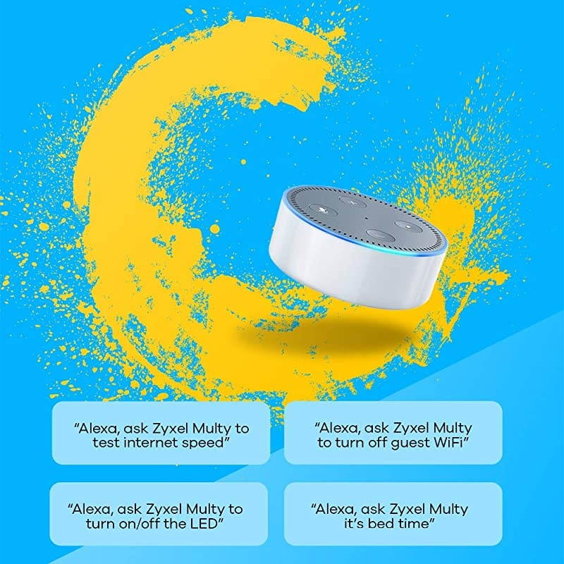 Multy U Pair AC2100 Home WiFi Mesh System Up to 4000 sq ft TriBand Technology Alexa Enabled 11ac Kit WiFi WSR30US0201F MULTYUPAIR