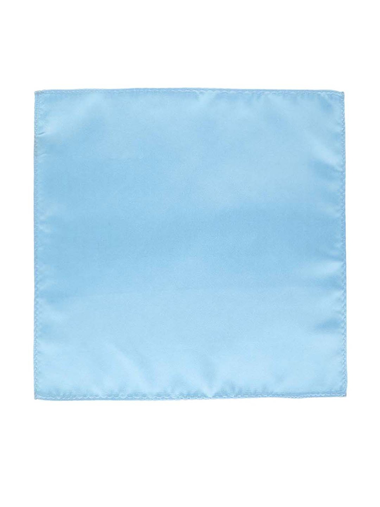 Tossido Blue Woven Necktie With Pocket Square and Cufflinks