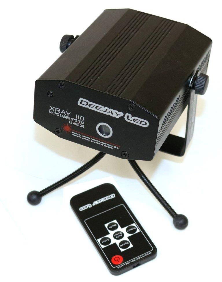 DeeJay LED Micro Laser System Red/Green (xray110)