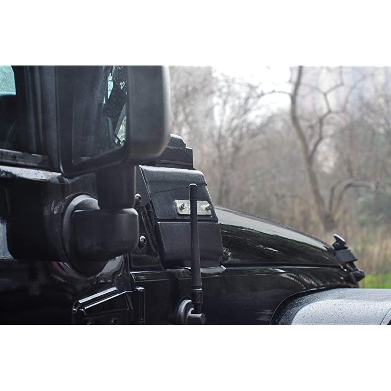 Antenna Compatible with 20072021 Jeep Wrangler JK JKU JL JLU Rubicon Sahara Gladiator 7 inches Flexible Rubber Antenna Designed for Optimized FMAM Reception