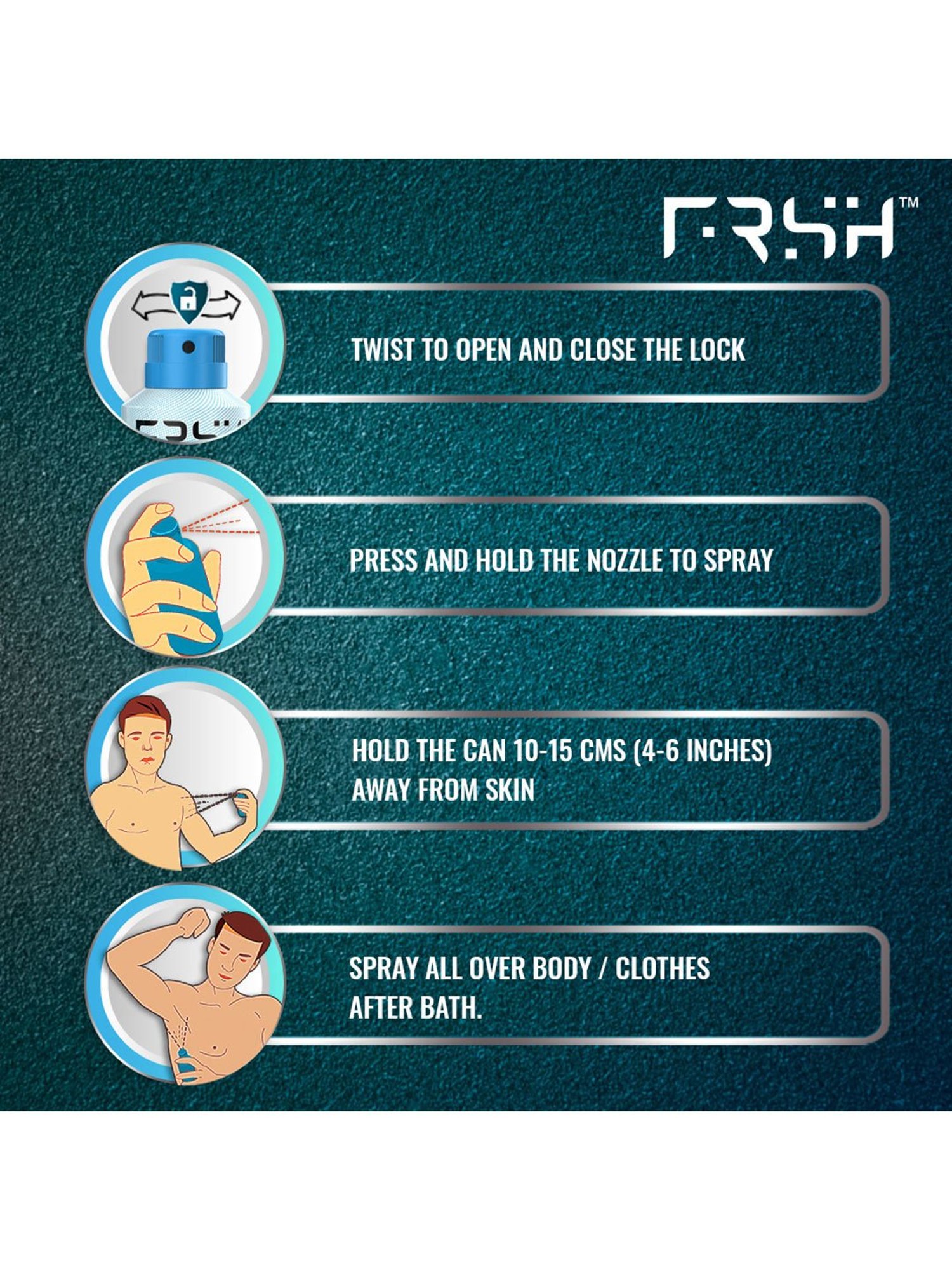 FRSH Dedorant Body Spray Swag & Hero - Pack of 2