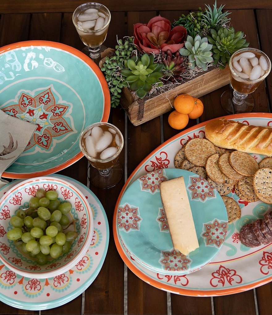 HiEnd Accents Western Melamine Serving Platter